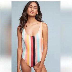 Solid & Striped Anthropologie Anne Marie One Piece Swimsuit
